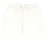 Max White Cotton Drawstring Shorts