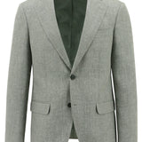 Forli Light Green Wool Linen Silk Sports Jacket