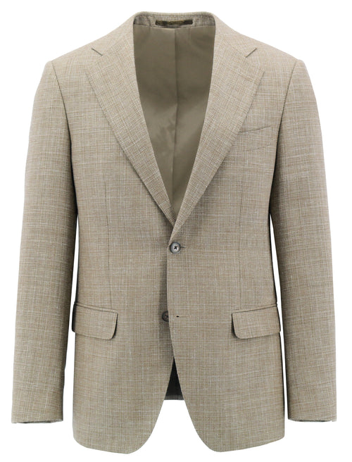 Forli Sand Wool Linen Sports Jacket