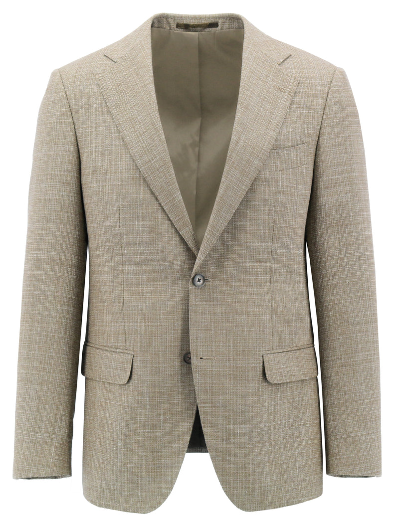 Forli Sand Wool Linen Sports Jacket