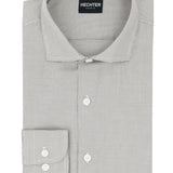 Jacque Grey Microcheck Cotton Business Shirt