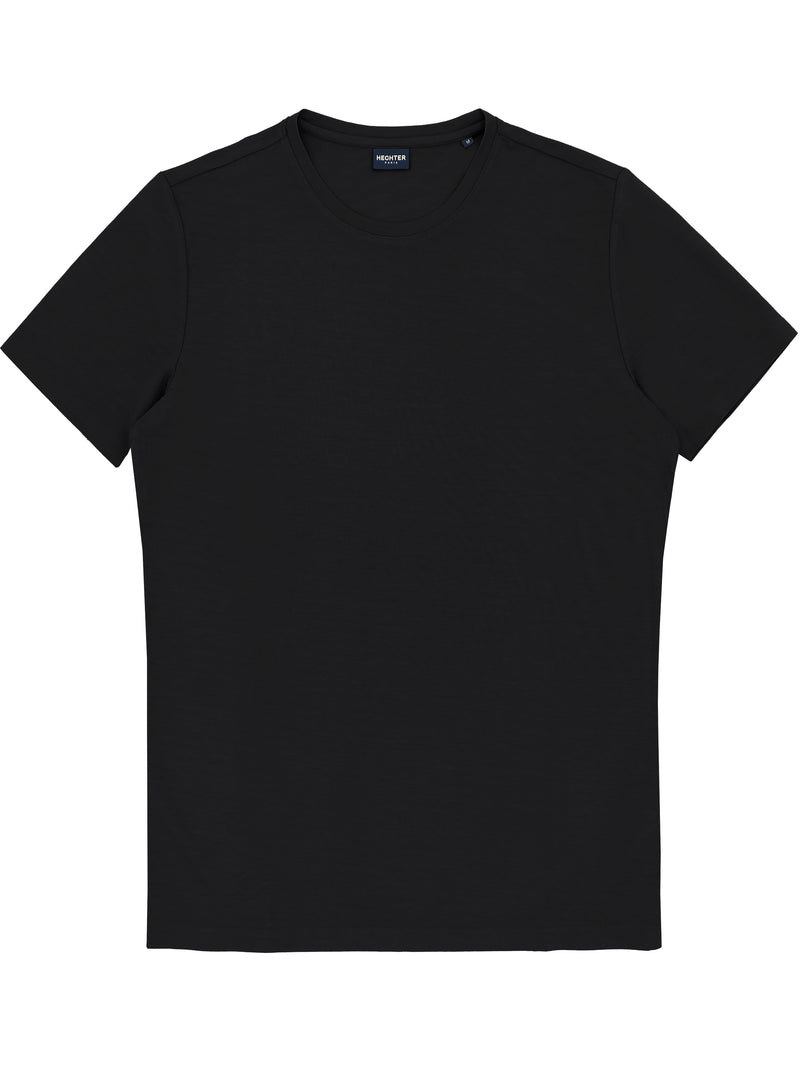 Cool Touch Black Crew Neck Tee