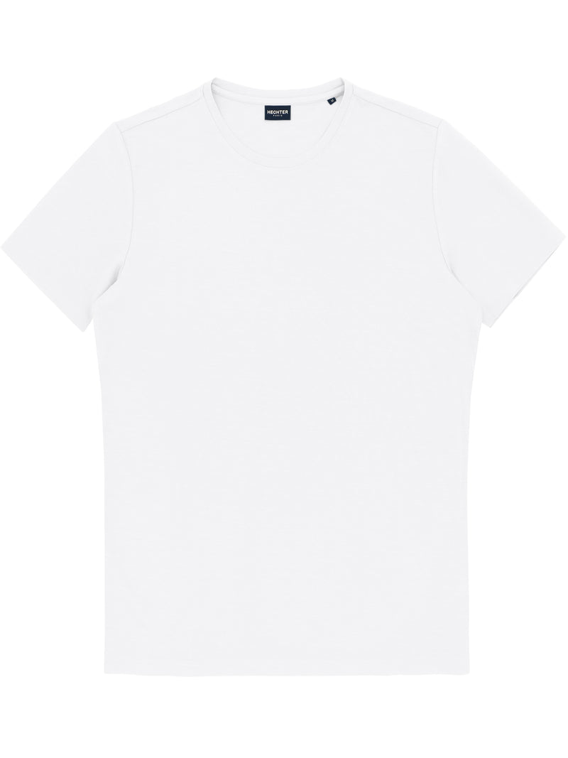 Cool Touch White Crew Neck Tee