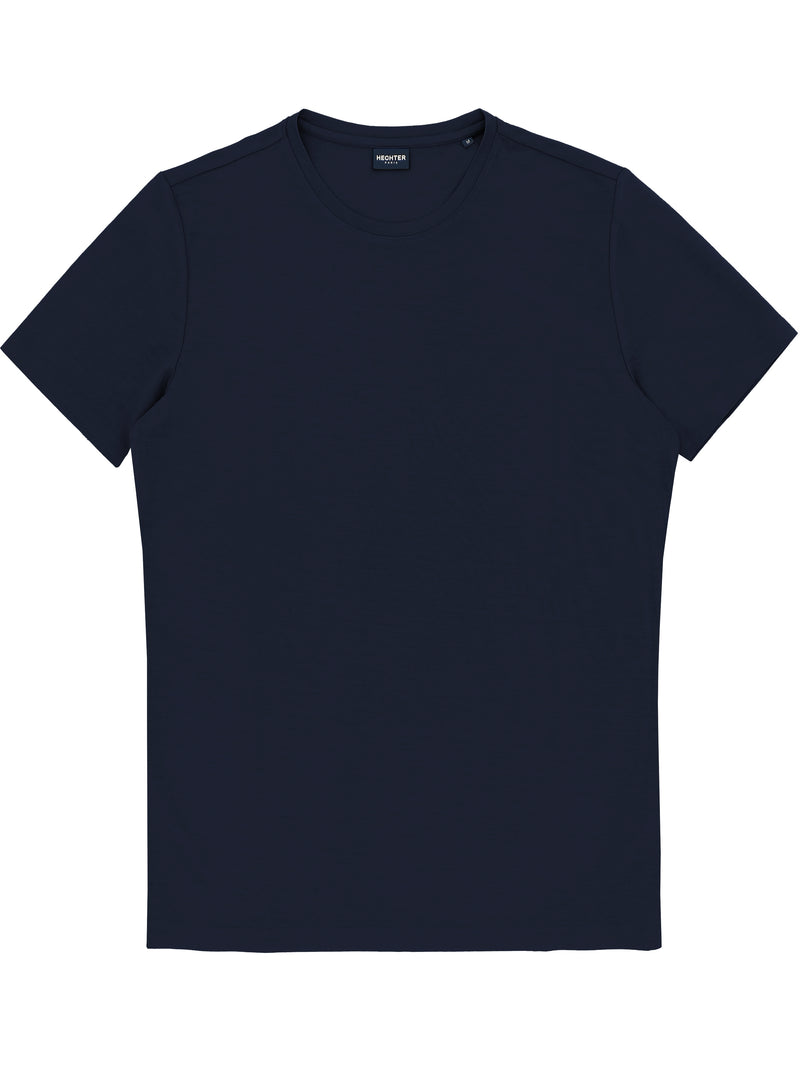 Cool Touch Navy Crew Neck Tee