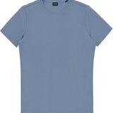 Cool Touch Blue Crew Neck Tee