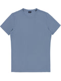 Cool Touch Blue Crew Neck Tee