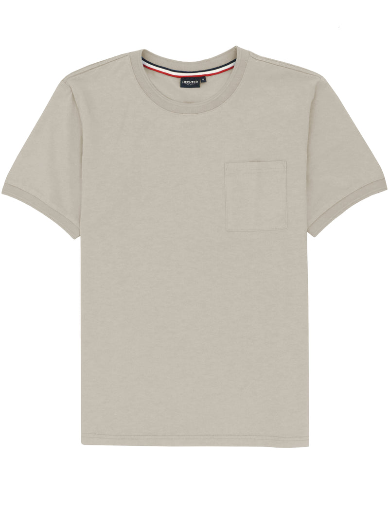 Sand Cotton Pocket Tee