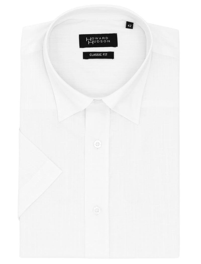 Brooke White Short Sleeve Casual Shirt