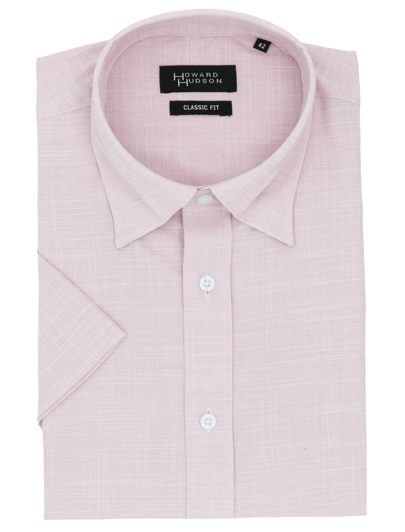 Brooke Pink Short Sleeve Casual Shirt
