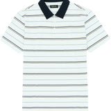 White Striped Polo