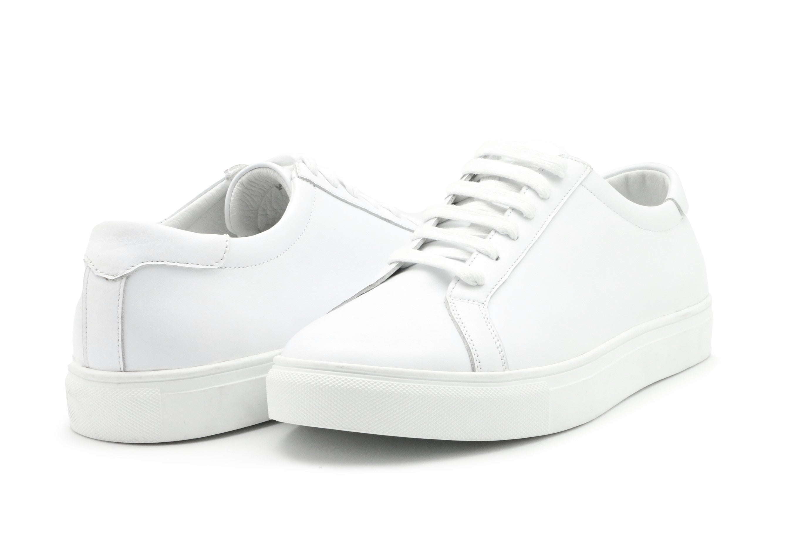 Sebastian White Leather Sneaker