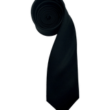 Greenwich Black Textured Silk Tie
