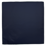 Greenwich Navy Textured Silk Pocket Square