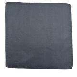 Greenwich Gunmetal Textured Silk Pocket Square