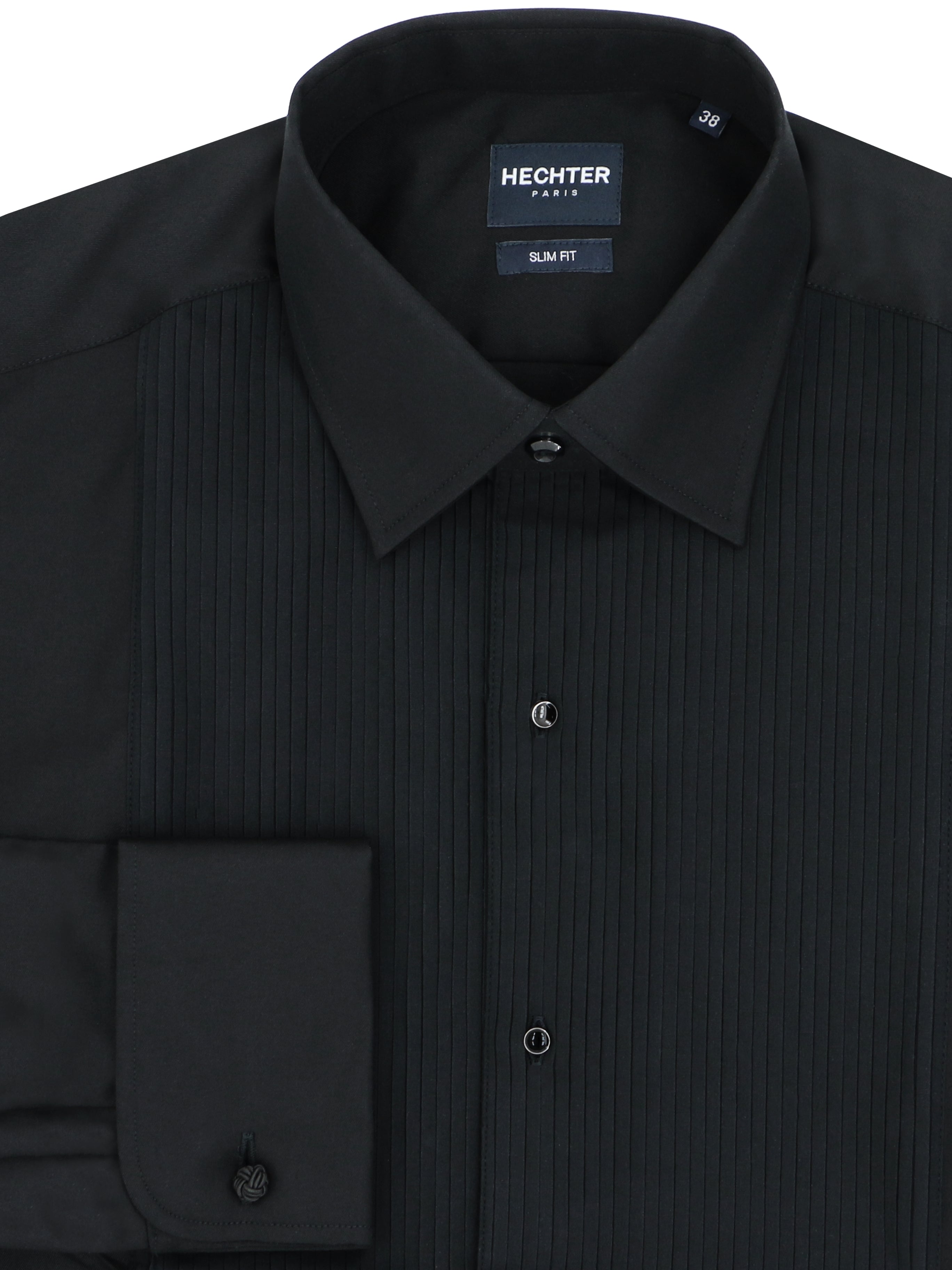 Frill 5WT Black Easycare Dinner Shirt