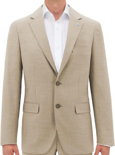 Louis 5ZS Sand Comfort Stretch Suit Jacket