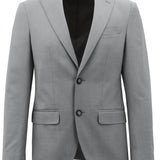 Lazio 112 Grey Wool Stretch Suit Jacket