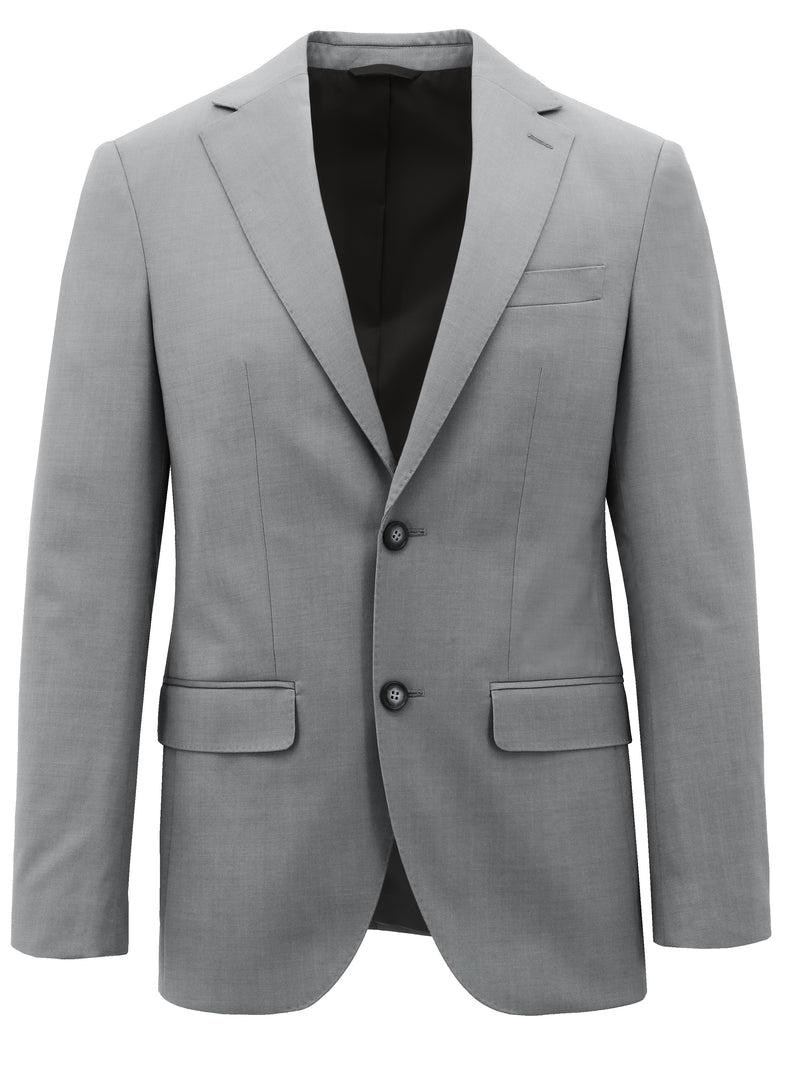 Lazio 112 Grey Wool Suit Jacket