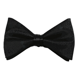 Astaire Black Silk Bow Tie