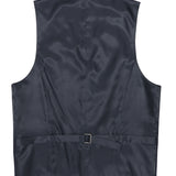 Ryan Navy Textured Waistcoat