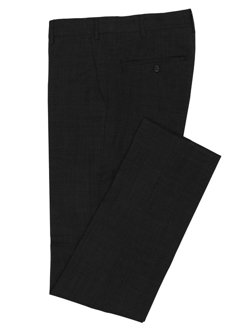 Edward 111 Black Wool Trouser