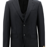 Lorenzo 113 Black Super 150 Wool Suit Jacket