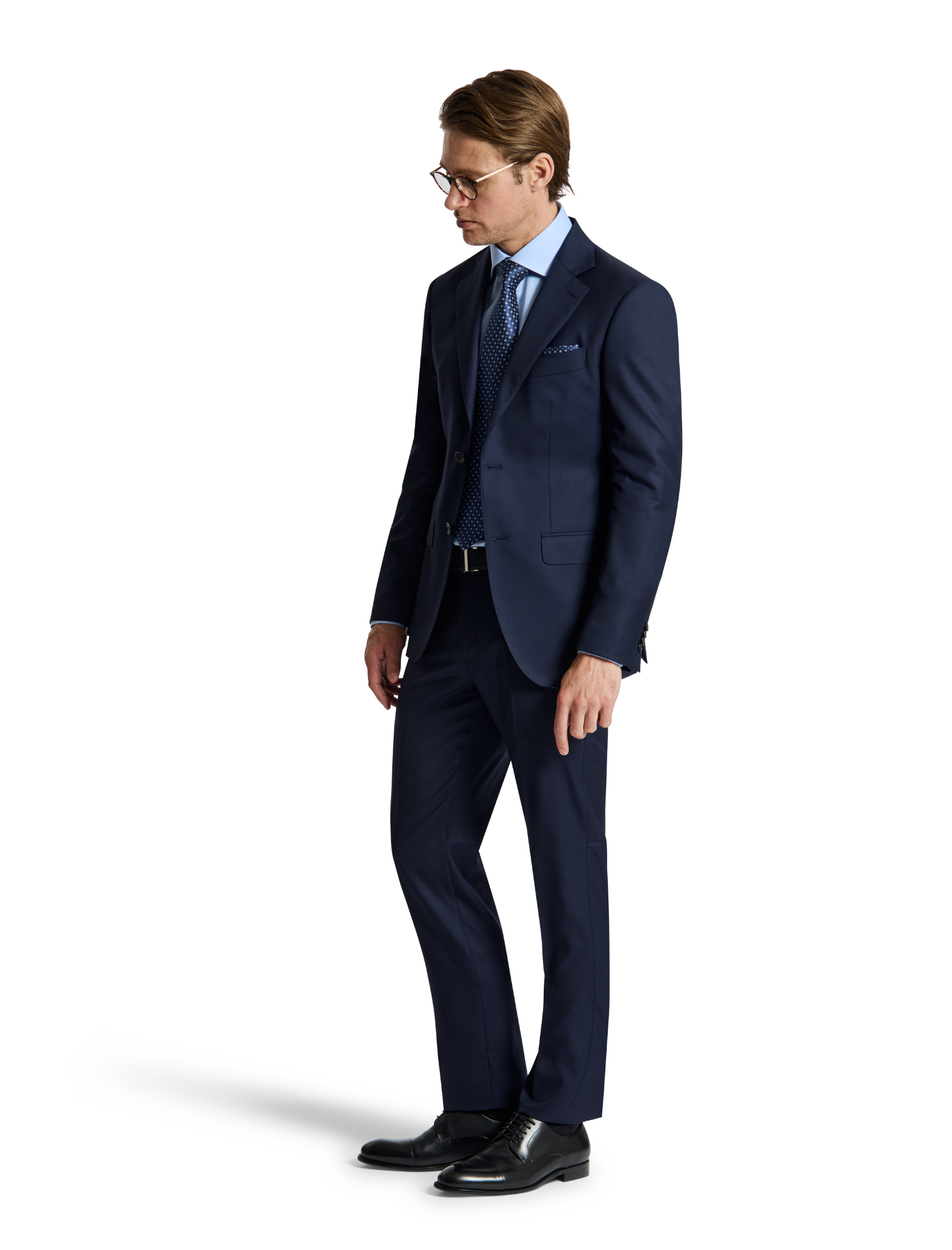 Lorenzo 113 Navy Super 150 Wool Suit Jacket
