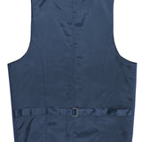 Ryan 340 Blue Linen Cotton Stretch Waistcoat