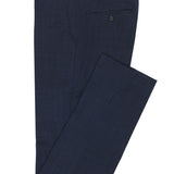 Edward 404 Blue Australian Merino Wool Suit Trouser