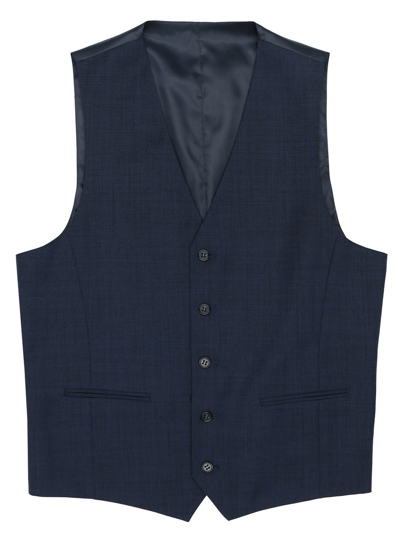 Ryan 404 Blue Wool Waistcoat