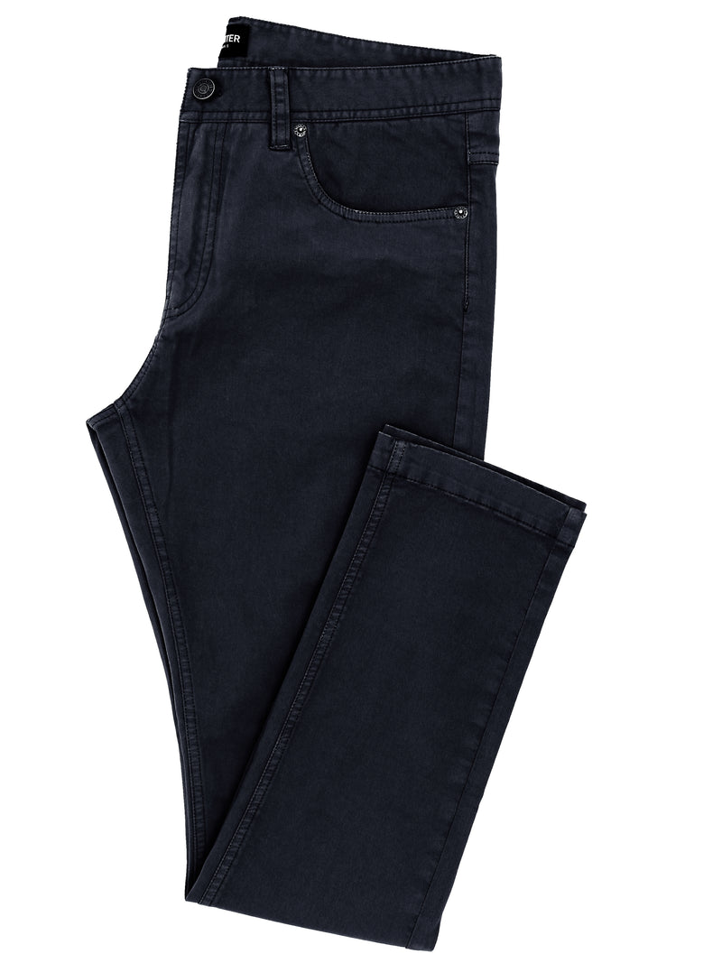 Orleans Navy Five Pocket Jeans