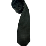 Tribeca Charcoal Dotted Tie