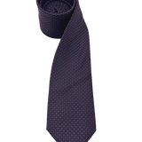 Tribeca Aubergine Dotted Tie