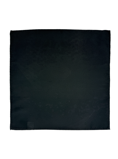 Soho Black Pocket Square