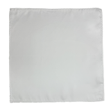 Downtown White Pocket Square