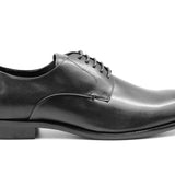 Toro Black Leather Derby Shoe