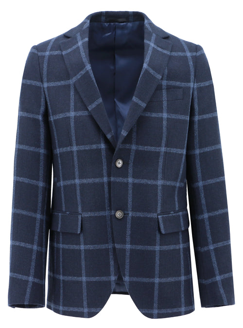 Melrose Blue Checked Sports Jacket