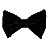 Kelly Black Velvet Bow Tie