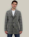 Chelsea Grey Checked Overcoat