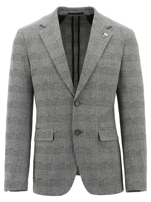 Turin Buggy Grey Checked Sports Jacket