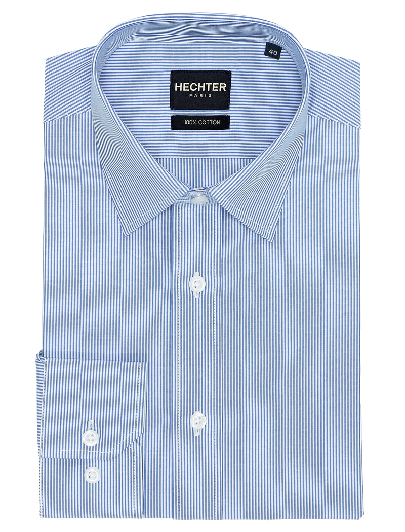 Liberty Business Light Blue Striped Shirt