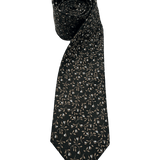 Remsen Charcoal Orange Leaf Tie