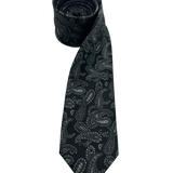 Gramercy Black Paisley Tie