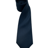 Varick Navy Textured Tie