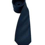 Irving Navy Micro Dot Textured Tie