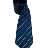 Wooster Navy Striped Tie