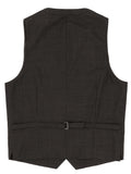Jagger Brown Double Breasted Waistcoat