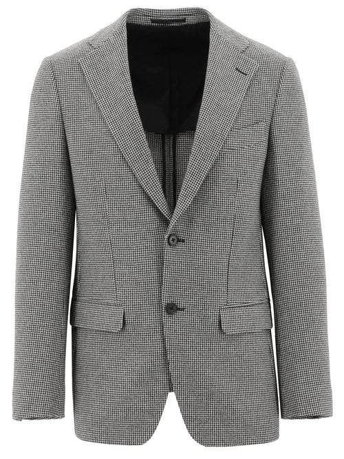 Prato Monochrome Mini Houndstooth Sports Jacket