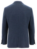 Prato Navy Mini Houndstooth Sports Jacket