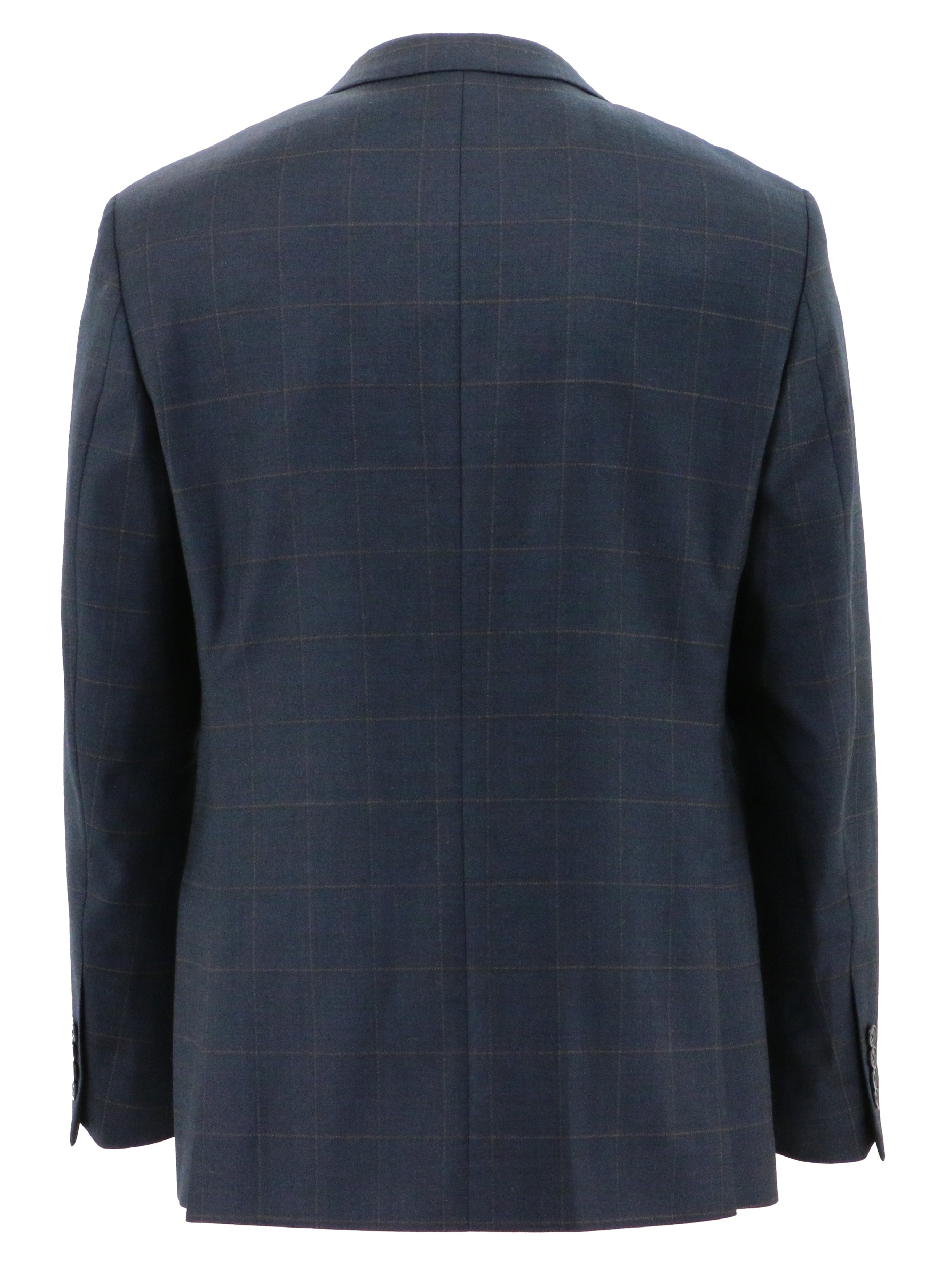 Siena Navy Windowpane Sports Jacket